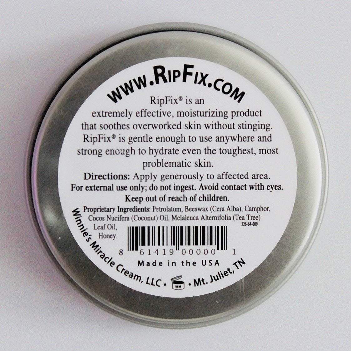 How To Heal Calluses, Blisters, and Skin Rips - RipFix  - The Standard Tin (1.34 oz) || CASE OF 24 UNITS