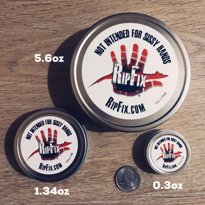How To Heal Calluses, Blisters, and Skin Rips - RipFix  - The Standard Tin (1.34 oz) || CASE OF 24 UNITS